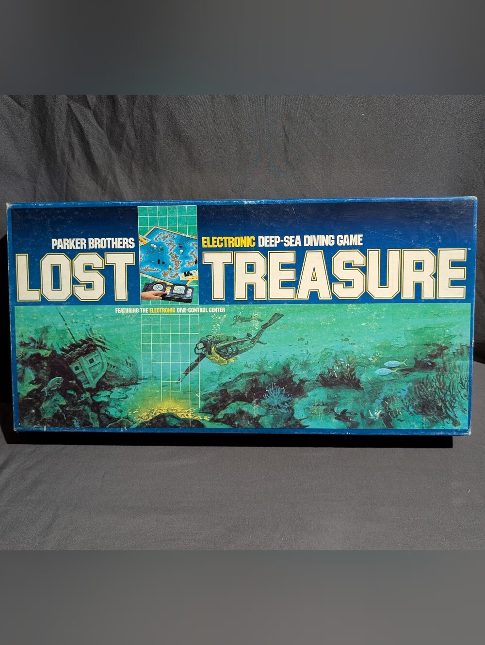 Lost Treasure Electronic Deep Sea Diving Game Works Complete Vtg 1982